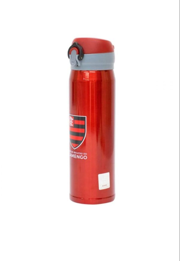 Garrafa Térmica Flamengo Inox 420ml - Image 4