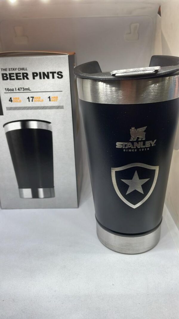 Copo Térmico Botafogo Tipo Stanley 473ml